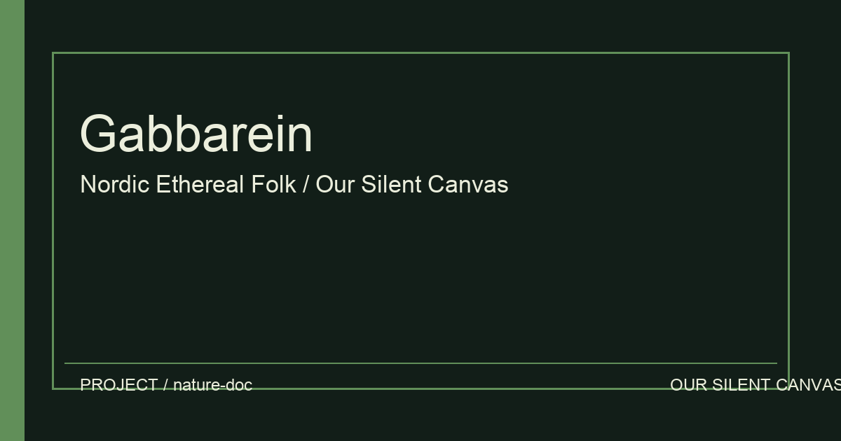 Gabbarein — Nordic Ethereal Folk